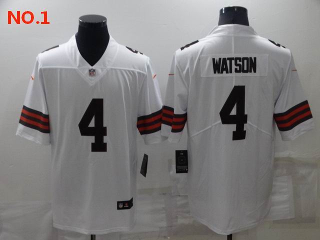 Men's Cleveland Browns #4 Deshaun Watson Jerseys-2